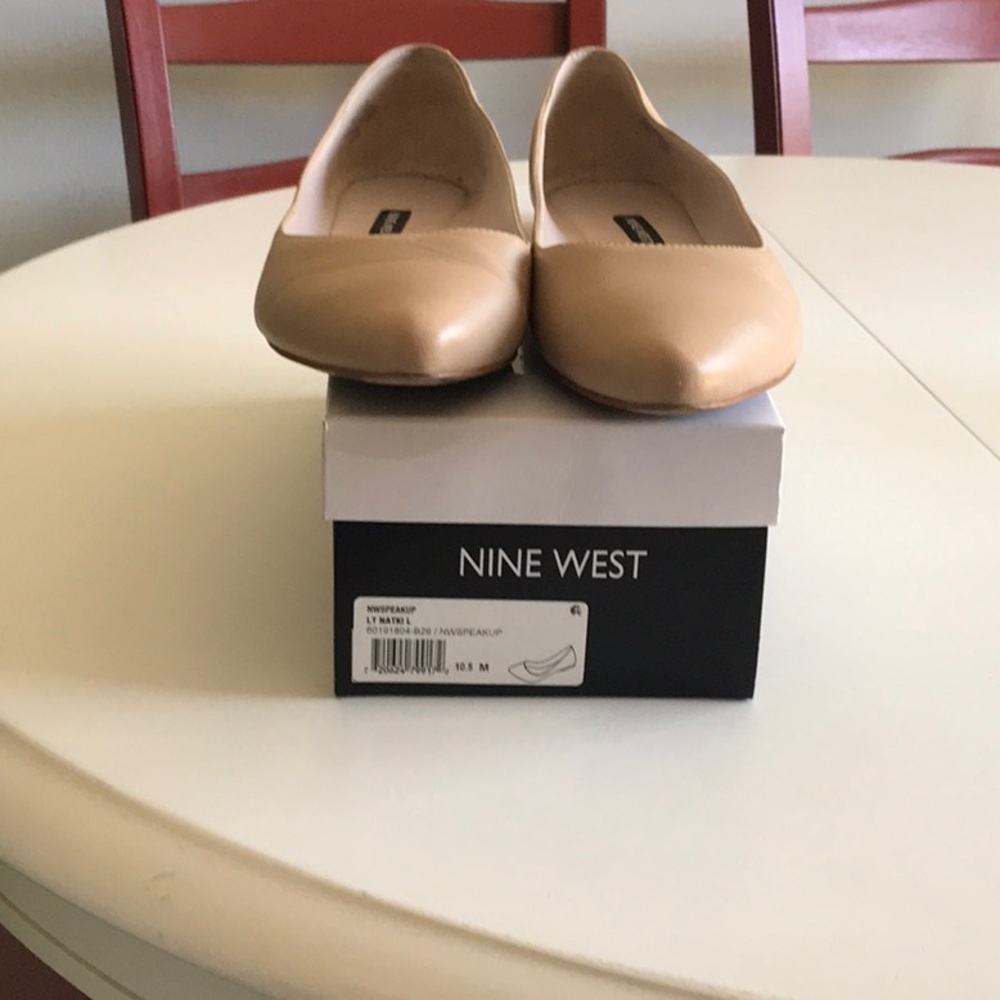 Nine West Speakup Almond Toe Flats